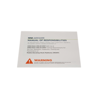 Genie ANSI Manual of Responsibilities 1298933GT