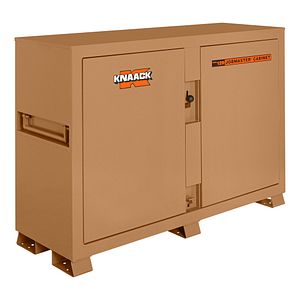 Jobsite Bin Storage Cabinet 48 cu ft w/ KL - 129-KL