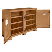 Jobsite Bin Storage Cabinet 48 cu ft w/ KL - 129-KL product image