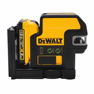 12V Max 2 Spot Cross Line Green Laser