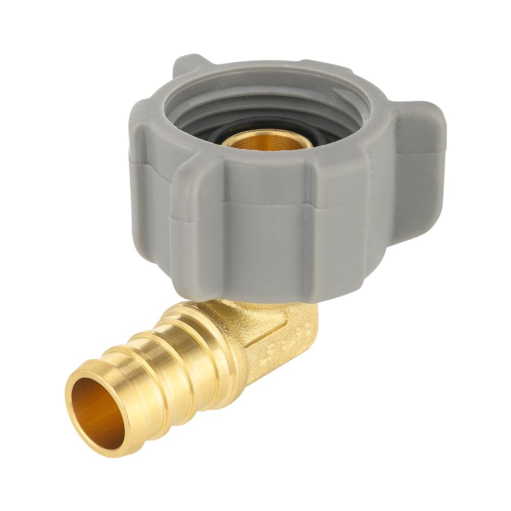 30 Pcs PEX-B Crimp 1/2" PEX X 7/8" Female NPT Swivel Elbow (Lead Free)