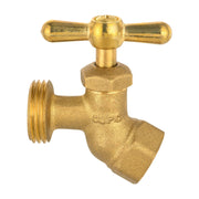 10 Pcs 1/2" FIP x 3/4" MHT Brass No-Kink Hose Bibb (Lead Free)