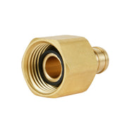 PEX-B Crimp 1/2" PEX x 1/2" Female NPT Brass Swivel Adapter (Lead Free)