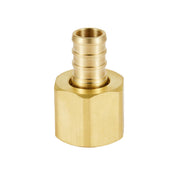 PEX-B Crimp 1/2" PEX x 1/2" Female NPT Brass Swivel Adapter (Lead Free)