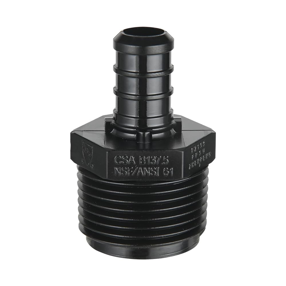 PEX-B Crimp 1/2" x 3/4" PPSU Male Adapter