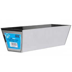 12 in OX Tools Pro Stainless Steel Mud Pan