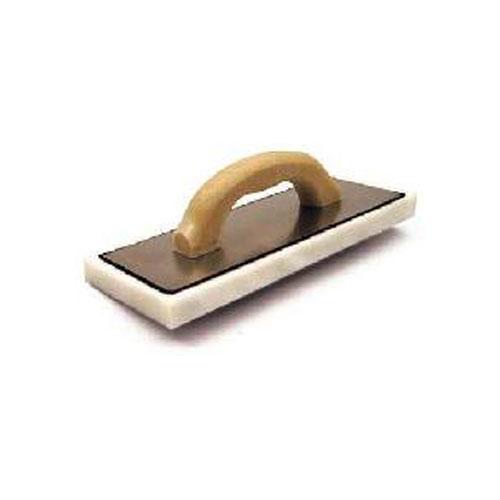 12 in x 5 in Morgan Tools White Foam Float w/ Wood Handle