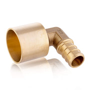 30 Pcs PEX-B Crimp 1/2" PEX x 3/4" Female Copper Sweat Elbow (Lead Free)