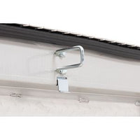 Saddle Box, Aluminum, Mid-Size Low Profile, Clear, 8.0 cu ft - 131-0-04 product image