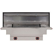 Saddle Box, Aluminum, Mid-Size Low Profile, Clear, 8.0 cu ft - 131-0-04 product image
