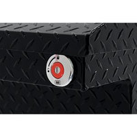 Saddle Box, Aluminum, Mid-Size Low Profile, Gloss Black, 8.0 cu ft - 131-5-04 product image