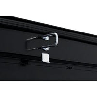 Saddle Box, Aluminum, Mid-Size Low Profile, Gloss Black, 8.0 cu ft - 131-5-04 product image