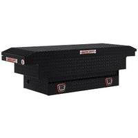 Saddle Box, Aluminum, Mid-Size Low Profile, Gloss Black, 8.0 cu ft - 131-5-04 product image