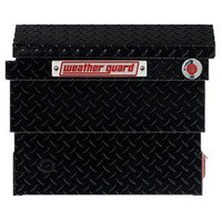 Saddle Box, Aluminum, Mid-Size Low Profile, Gloss Black, 8.0 cu ft - 131-5-04 product image