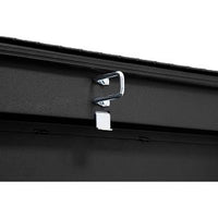 Saddle Box, Aluminum, Mid-Size Low Profile, Textured Matte Black, 8.0 cu ft - 131-52-04 product image