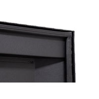 Saddle Box, Aluminum, Mid-Size Low Profile, Textured Matte Black, 8.0 cu ft - 131-52-04 product image