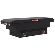 Saddle Box, Aluminum, Mid-Size Low Profile, Textured Matte Black, 8.0 cu ft - 131-52-04 product image