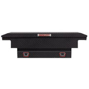 Saddle Box, Aluminum, Mid-Size Low Profile, Textured Matte Black, 8.0 cu ft - 131-52-04 product image