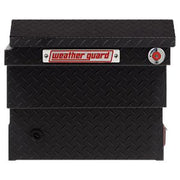 Saddle Box, Aluminum, Mid-Size Low Profile, Textured Matte Black, 8.0 cu ft - 131-52-04 product image