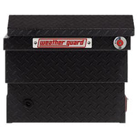 Saddle Box, Aluminum, Mid-Size Low Profile, Textured Matte Black, 8.0 cu ft - 131-52-04 product image