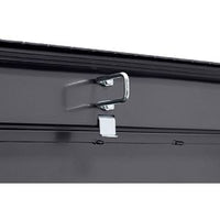 Saddle Box, Aluminum, Mid-Size Low Profile, Gunmetal Gray, 8.0 cu ft - 131-6-04 product image