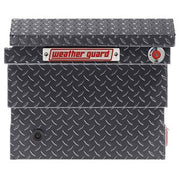 Saddle Box, Aluminum, Mid-Size Low Profile, Gunmetal Gray, 8.0 cu ft - 131-6-04 product image