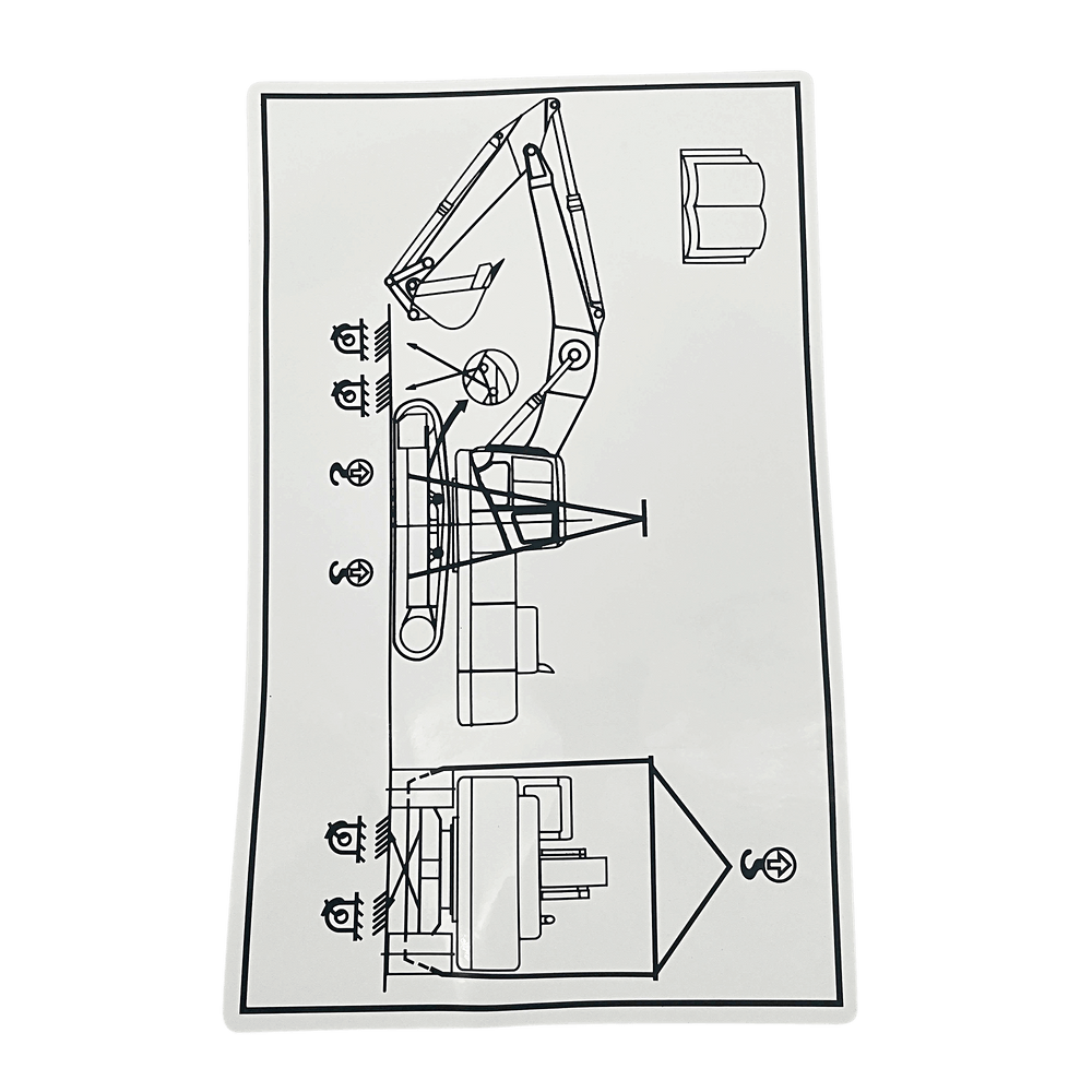 Sany Fixed Loading Spot Layout Diagramsy215Ca 13156487