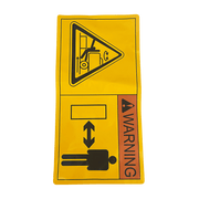 Sany Counterweight Warning Board 13333248