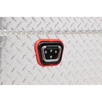 Saddle Box, Aluminum, Mid-Size Deep, Clear, 9.0 cu ft - 137-0-04 product image
