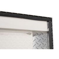 Saddle Box, Aluminum, Mid-Size Deep, Clear, 9.0 cu ft - 137-0-04 product image