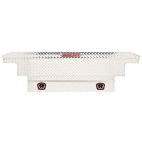 Saddle Box, Aluminum, Mid-Size Deep, Clear, 9.0 cu ft - 137-0-04 product image