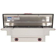 Saddle Box, Aluminum, Mid-Size Deep, Clear, 9.0 cu ft - 137-0-04 product image