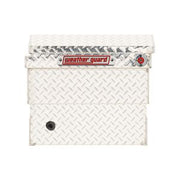 Saddle Box, Aluminum, Mid-Size Deep, Clear, 9.0 cu ft - 137-0-04 product image