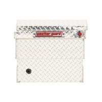 Saddle Box, Aluminum, Mid-Size Deep, Clear, 9.0 cu ft - 137-0-04 product image