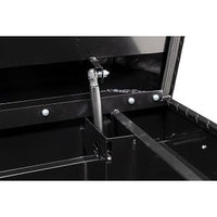 Saddle Box, Aluminum, Mid-Size Deep, Gloss Black, 9.0 cu ft - 137-5-04 product image