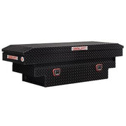 Saddle Box, Aluminum, Mid-Size Deep, Gloss Black, 9.0 cu ft - 137-5-04 product image