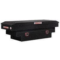 Saddle Box, Aluminum, Mid-Size Deep, Gloss Black, 9.0 cu ft - 137-5-04 product image