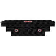 Saddle Box, Aluminum, Mid-Size Deep, Gloss Black, 9.0 cu ft - 137-5-04 product image