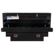 Saddle Box, Aluminum, Mid-Size Deep, Gloss Black, 9.0 cu ft - 137-5-04 product image