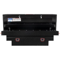 Saddle Box, Aluminum, Mid-Size Deep, Gloss Black, 9.0 cu ft - 137-5-04 product image