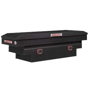 Saddle Box, Aluminum, Mid-Size Deep, Textured Matte Black, 9.0 cu ft - 137-52-04