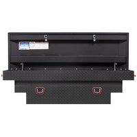 Saddle Box, Aluminum, Mid-Size Deep, Textured Matte Black, 9.0 cu ft - 137-52-04 product image