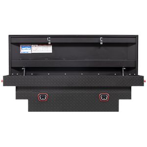 Saddle Box, Aluminum, Mid-Size Deep, Textured Matte Black, 9.0 cu ft - 137-52-04 product image