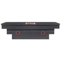 Saddle Box, Aluminum, Mid-Size Deep, Gunmetal Gray, 9.0 cu ft - 137-6-04 product image