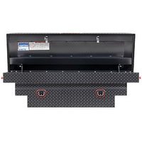 Saddle Box, Aluminum, Mid-Size Deep, Gunmetal Gray, 9.0 cu ft - 137-6-04 product image