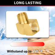 Extruded 1/4" MNPT X FNPT Elbow