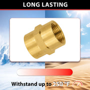 3/8" Female NPT Brass Hex Connector
