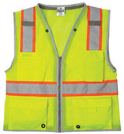 1510 Lime Brilliant Series Heavy Duty Class 2 Vest - X-Large