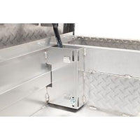 Saddle Box, Aluminum, Mid-Size, Clear, 7.0 cu ft - 154-0-04 product image