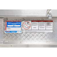 Saddle Box, Aluminum, Mid-Size, Clear, 7.0 cu ft - 154-0-04 product image